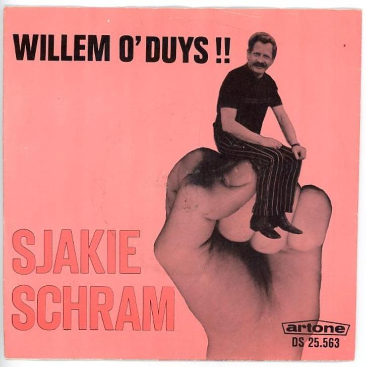 Single van Sjakie Schram uit 1967, Cd's en Dvd's, Vinyl | Nederlandstalig, Gebruikt, Levenslied of Smartlap, Overige formaten