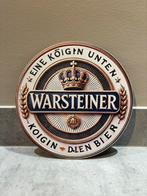 Mancave Bar Café Wanddecoratie metalen bordje Warsteiner, Ophalen of Verzenden, Zo goed als nieuw, Reclamebord, Plaat of Schild