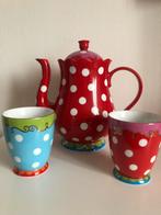 Oilily theepot en 2 kopjes, Ophalen, Zo goed als nieuw, Overige stijlen, Overige typen