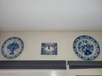 Delfts blauwe bordjes, Ophalen, Zo goed als nieuw, Wandklok