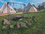 Luxe tipitentjes met boxsprings midden in de betuwe, Caravans en Kamperen, Ophalen