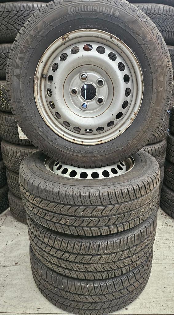 VW Transporter stalen winterset 16 Inch 5x120 215-65-16C (9), Auto-onderdelen, Banden en Velgen, Banden en Velgen, Winterbanden