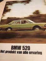 Nederlands éérste type BMW 520 520i tankdop achter folder, Ophalen of Verzenden, Zo goed als nieuw, BMW
