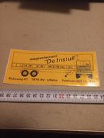 Wegrestaurant de instuif uffelte, Verzamelen, Ophalen of Verzenden, Zo goed als nieuw