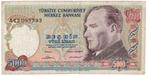 24-529 Turkije 5000 lire ND, Postzegels en Munten, Bankbiljetten | Azië, Midden-Oosten, Los biljet, Verzenden