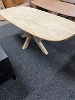 Eettafel deens ovaal 200cm naturel, Huis en Inrichting, Tafels | Eettafels, Info@savoireinteriors.com, 100 tot 150 cm, 200 cm of meer
