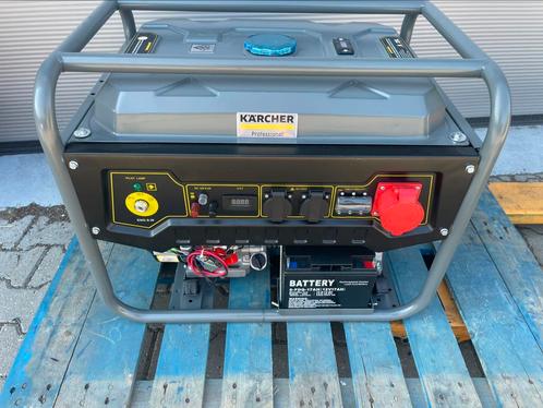 Nieuw Karcher Pgg8/3 Generator  7kw, Doe-het-zelf en Verbouw, Aggregaten, Nieuw, Benzine, 5 tot 10 kVA, Elektrisch startend, Ophalen of Verzenden