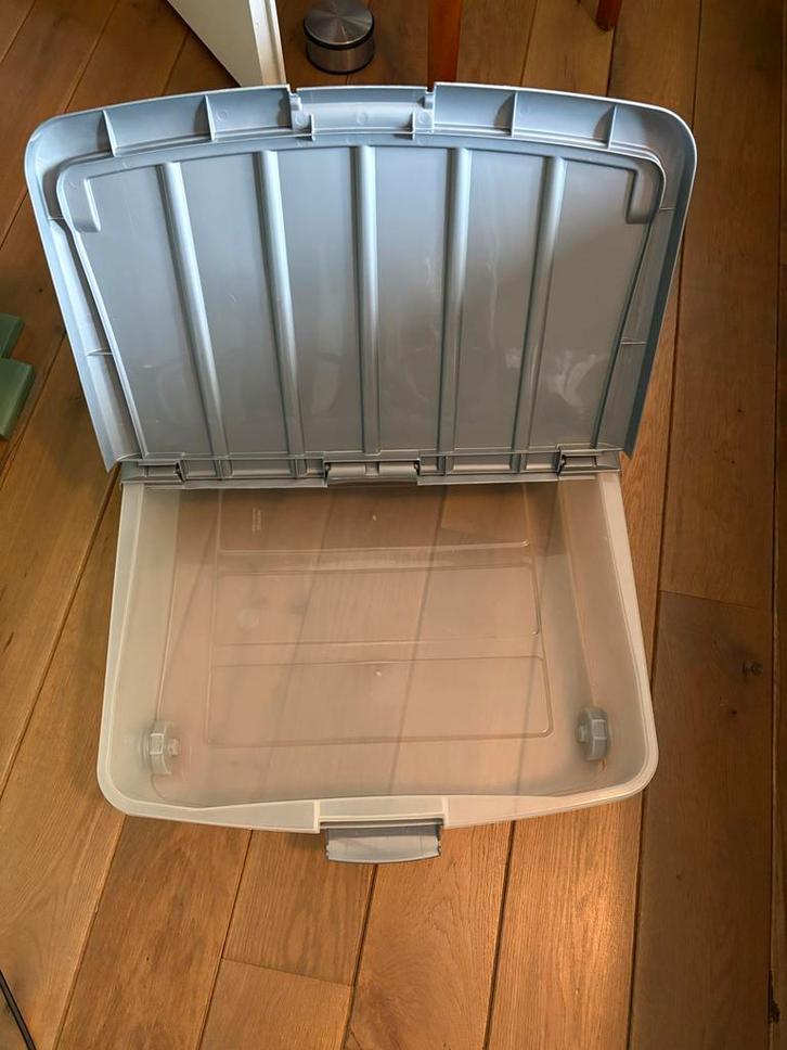 IKEA Onderbed Opbergbakken op Wieltjes - €15 2 stuks, Huis en Inrichting, Woonaccessoires | Kisten, Zo goed als nieuw, Minder dan 50 cm