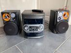 Philips stereotoren met 2 boxen fw-c399 mini hifi system, Ophalen, Zo goed als nieuw