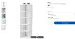 Kast organizer Ikea rassla, Huis en Inrichting, 100 tot 150 cm, Ophalen of Verzenden, Zo goed als nieuw, 25 tot 50 cm