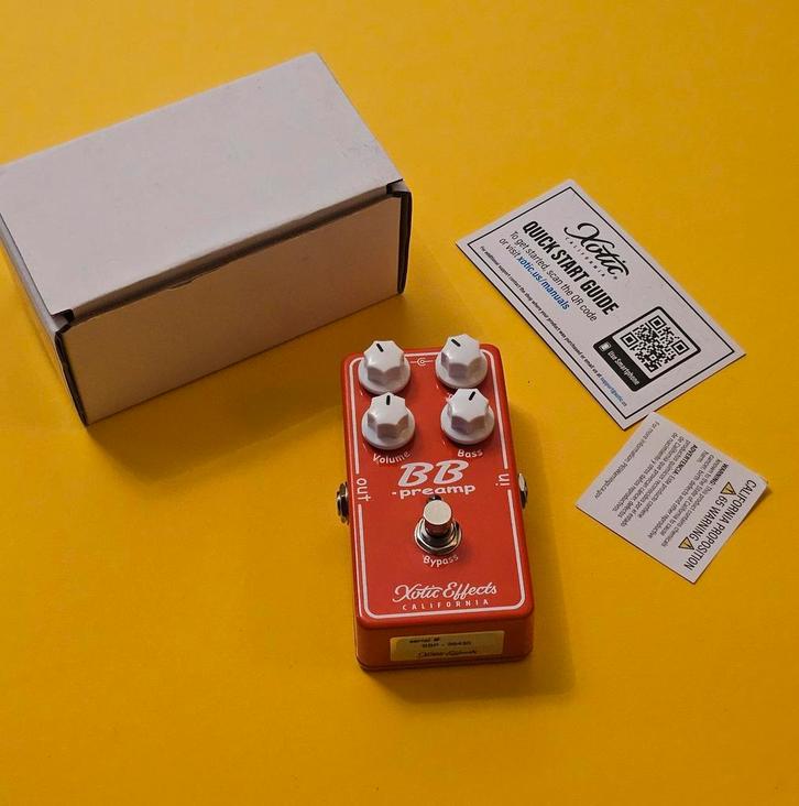 Xotic Effects BB Preamp, Muziek en Instrumenten, Effecten, Zo goed als nieuw, Distortion, Overdrive of Fuzz, Ophalen of Verzenden