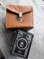 Antieke vintage agfa camera incl lederen box, Ophalen, Gebruikt, Compact, Overige Merken