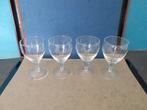 Antiek, vintage kristallen wijnglazen  , Ophalen of Verzenden
