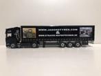 modelauto 1-50 WSI Scania R Topline en Tautliner v.Bilsen, Hobby en Vrije tijd, Modelauto's | 1:50, Ophalen of Verzenden, Zo goed als nieuw