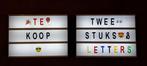 Twee letterbakken met verlichting, Ophalen of Verzenden, Zo goed als nieuw