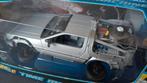 De Lorean DMC Back To the Future fly Mode 1:24 Welly Pol, Ophalen of Verzenden, Zo goed als nieuw, Welly