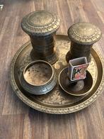 Prachtige geheel kompleet roker zet, Ophalen of Verzenden, Koper of Brons