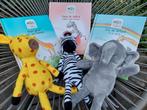 Dierendorpje boekjes & knuffels zebra, giraf en olifant, Boeken, Kinderboeken | Baby's en Peuters, Gitte Spee & Kim-Lian vd Meij
