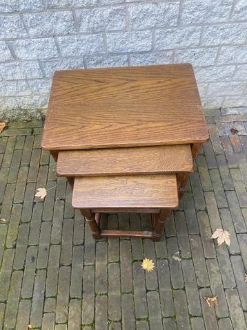 Set van 3 Inklapbare Bijzettafels - 45cm beschikbaar voor biedingen