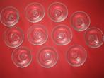 11 Glazen schaaltjes, Nieuw, Ophalen of Verzenden, Overige stijlen, Glas