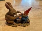 Schattig beeldje: Haas en Kabouter aan tafel, Ophalen of Verzenden