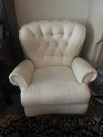 Lederen Fauteuil - Klassiek, Huis en Inrichting, Fauteuils, Ophalen, Gebruikt, Leer, 75 tot 100 cm