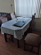 eettafel met 4 stoelen / Bekijk ook mijn andere aanbiedingen, Huis en Inrichting, Complete eetkamers, Ophalen, Zo goed als nieuw