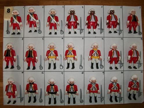 Roodrokken / Engelse soldaten / officiers / bevelvoerders, Kinderen en Baby's, Speelgoed | Playmobil, Nieuw, Complete set, Ophalen of Verzenden