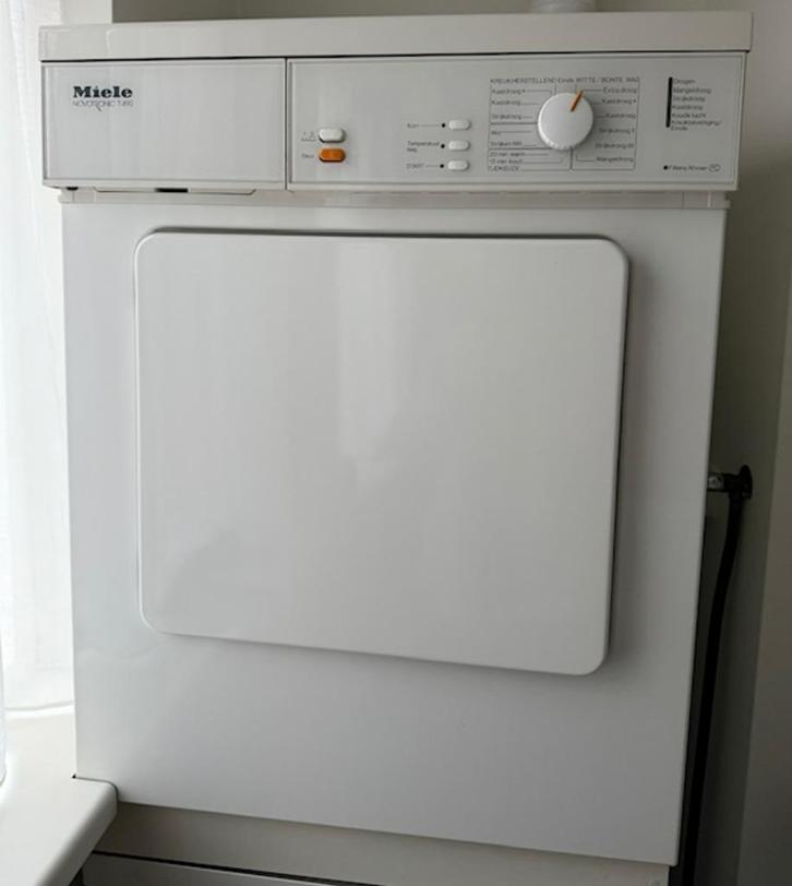 Miele wasdroger, Witgoed en Apparatuur, Wasdrogers, Gebruikt, Luchtafvoer, Voorlader, 85 tot 90 cm, Ophalen