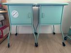 Ikea vintage nachtkastjes, Huis en Inrichting, Slaapkamer | Nachtkastjes, Ophalen, Metaal of Aluminium, 55 tot 70 cm, Zo goed als nieuw