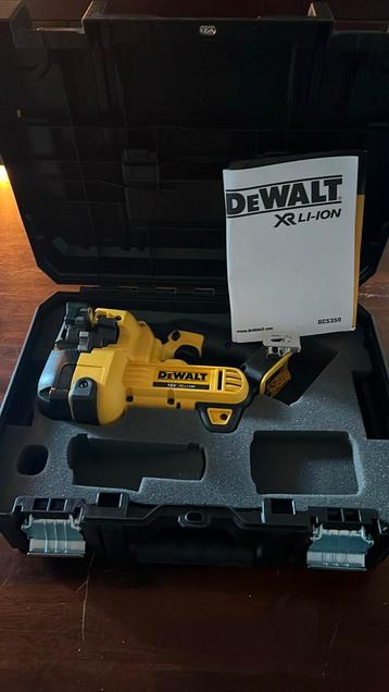 DEWALT DCS350N 18V accu-draadeindknipper 2 accu’s geen lader beschikbaar voor biedingen