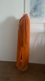 Zara lange jurk, Ophalen of Verzenden, Zo goed als nieuw, Oranje, Onder de knie