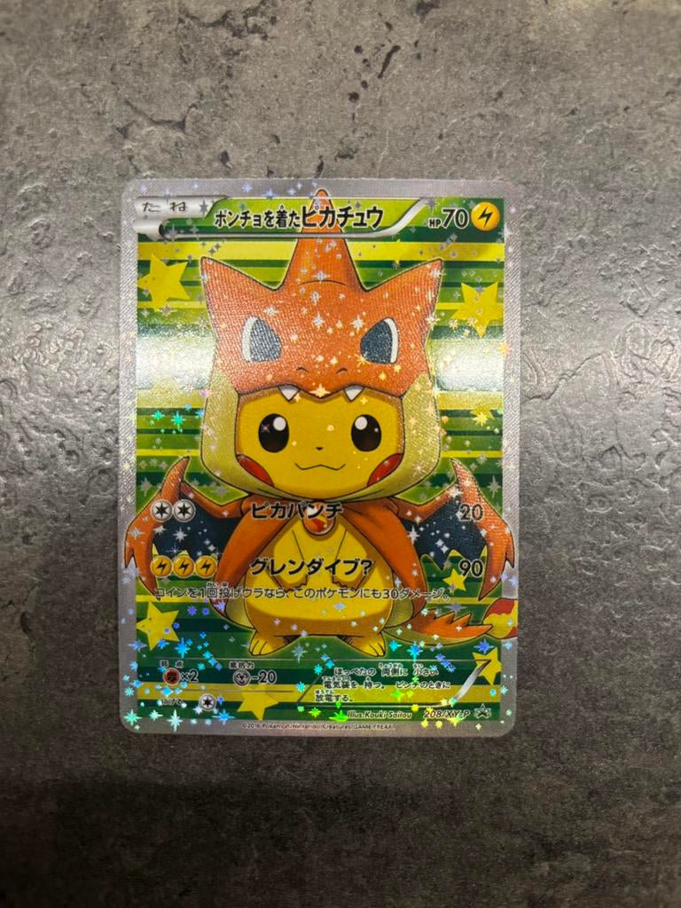 Pikachu Mega Charizard Y Poncho Proxy kaart, Hobby en Vrije tijd, Verzamelkaartspellen | Pokémon, Ophalen of Verzenden, Nieuw
