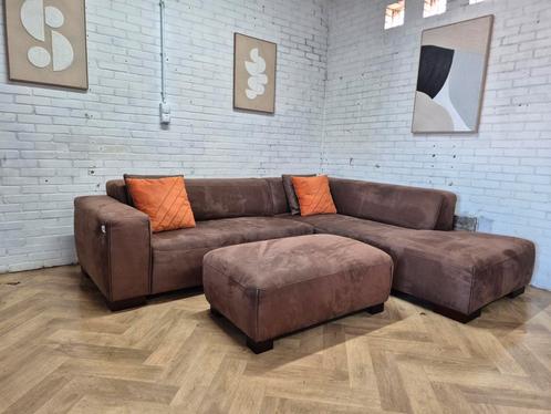 Hoekbank | Montel | Electrisch, Huis en Inrichting, Banken | Bankstellen, Zo goed als nieuw, Vierpersoons of meer, 150 cm of meer