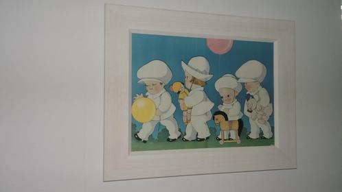 Zeefdruk Spelende Kinderen door Chloë Preston, Antiek en Kunst, Kunst | Litho's en Zeefdrukken, Ophalen of Verzenden