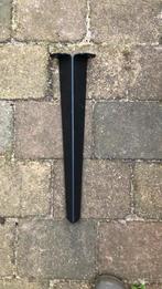 Tafelpoten 4x, Gegalvaniseerd zwart, Tafelpoot, Minder dan 50 cm, Minder dan 50 cm