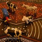 Model Koe, 5 bijzonder koeienbeeldjes anatomisch kunstzinnig, Ophalen of Verzenden