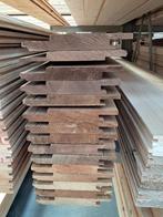 Partijtje ayous channelsiding 1,8x11 embossed, Doe-het-zelf en Verbouw, Hout en Planken, Ophalen, Zo goed als nieuw, Balk, Overige houtsoorten