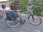 Elektrische Stadsfiets met fietstassen, Ophalen, Zo goed als nieuw, 50 km per accu of meer, Overige merken