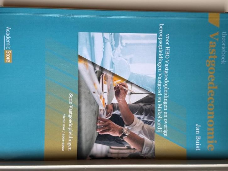 Vastgoedeconomie – Jan Buist (4e druk, 2021–2022), Boeken, Studieboeken en Cursussen, Zo goed als nieuw, HBO, Beta, Ophalen of Verzenden