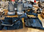 Compleet blauw interieur w126 Sec van stoelen tot tapijt, Ophalen, Gebruikt, Mercedes-Benz