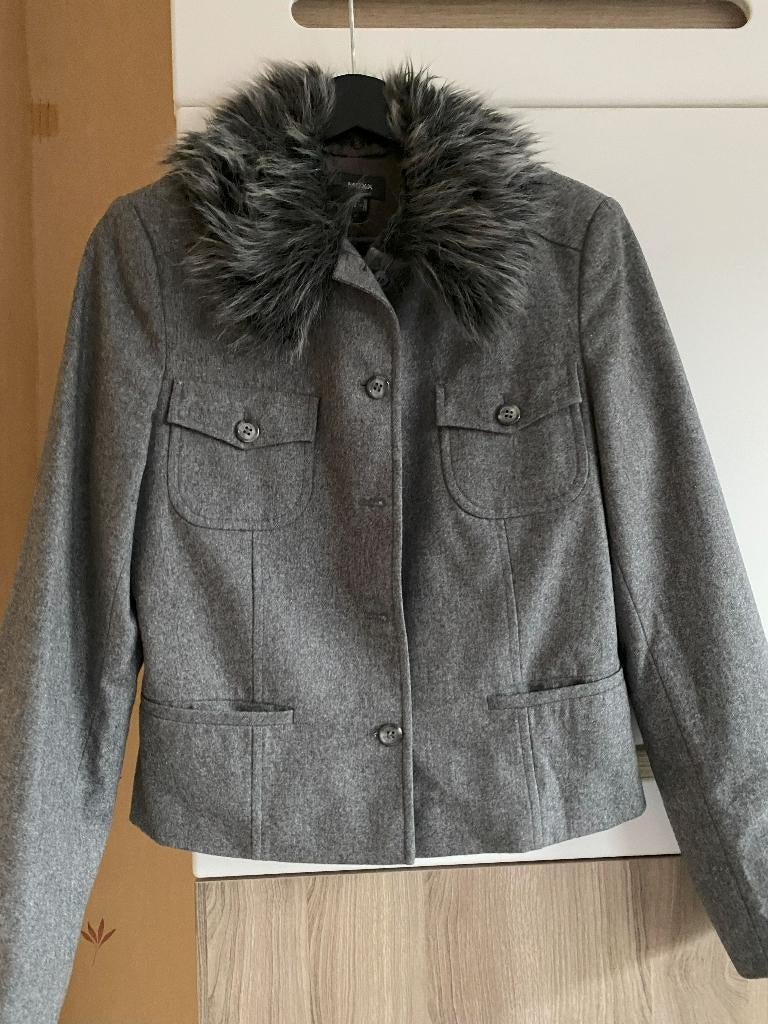 Jasje Jas Blazer Mexx Wol Licht Grijs Maat 36 S, Mexx, Ophalen of Verzenden, Jasje, Maat 36 (S)