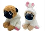 Hond in konijnenpakje knuffel 20 cm nieuw, Ophalen of Verzenden, Nieuw, Hond