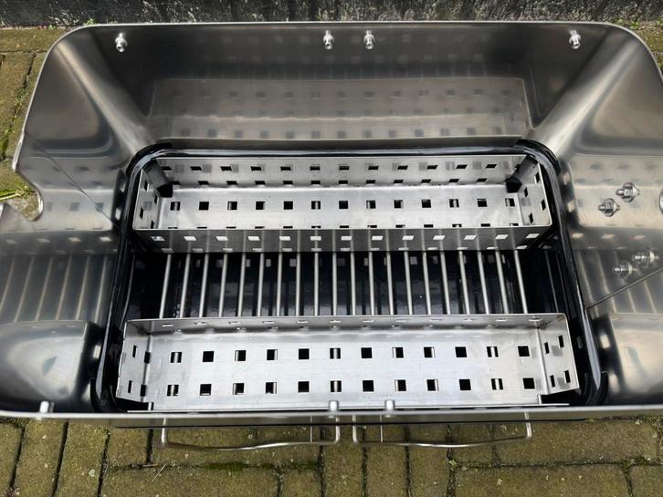 Rotisserie RVS Kolenmandje voor Weber Go Anywhere (WGA), Tuin en Terras, Houtskoolbarbecues, Nieuw, Ophalen of Verzenden