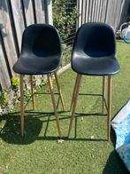 Te koop: 2 bar krukken, Huis en Inrichting, 2 krukken, Ophalen, Zo goed als nieuw, Hout
