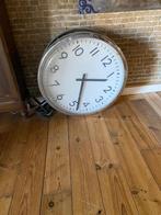 Dubbelzijdige Stationsklok, Huis en Inrichting, Ophalen, Gebruikt, Analoog, Overige typen