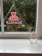 Drie Hoefijzers Bierglas met Spreuk, Verzamelen, Ophalen, Zo goed als nieuw, Overige materialen, Glas of Glazen