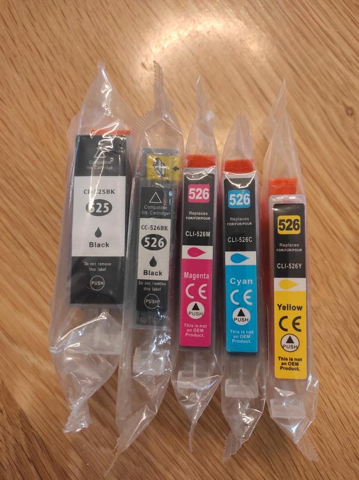 Canon Pixma MG 5350 Inktpatronen - Complete Set, Computers en Software, Printerbenodigdheden, Nieuw, Cartridge, Ophalen of Verzenden