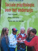 Sociale psychologie voor het onderwijs, Boeken, Sociale psychologie, Alblas & Heinstra, Ophalen of Verzenden, Zo goed als nieuw