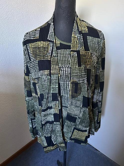 Sensia twinset mt 48 z.g.a.n., Kleding | Dames, Truien en Vesten, Zo goed als nieuw, Maat 46/48 (XL) of groter, Overige kleuren